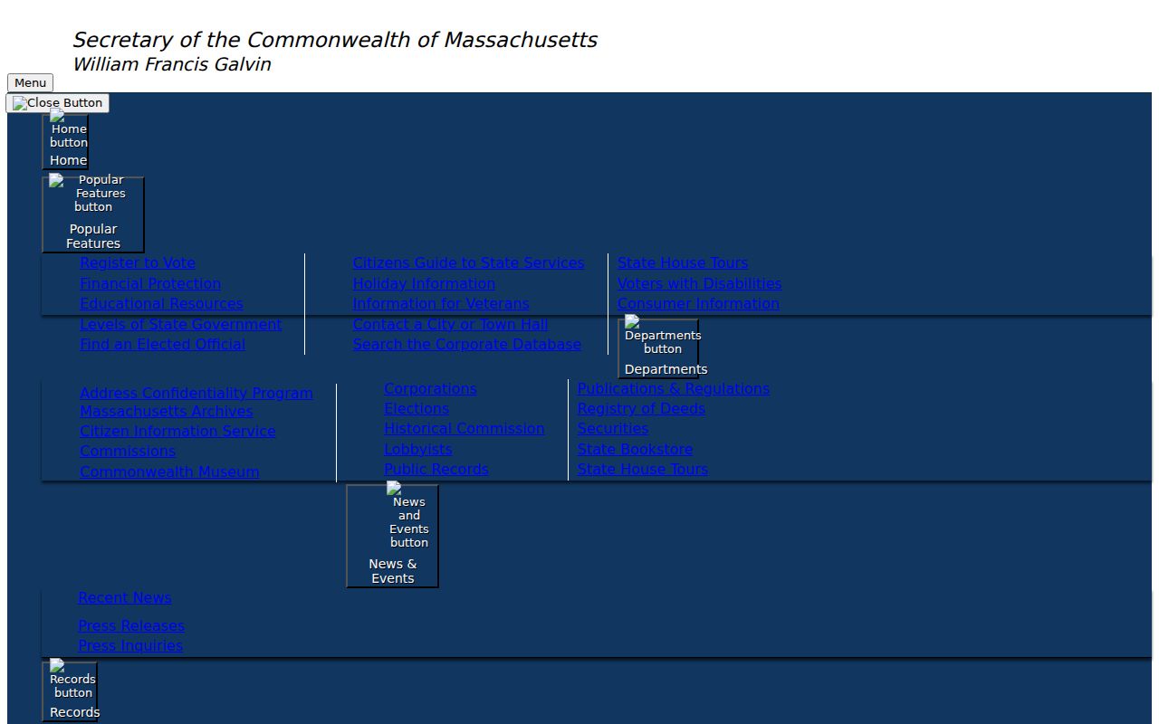 Marblehead resident lookup through Massachusetts Online Voter Registration
